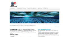 Desktop Screenshot of etcomunicaciones.net