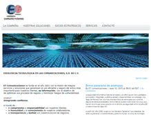 Tablet Screenshot of etcomunicaciones.net
